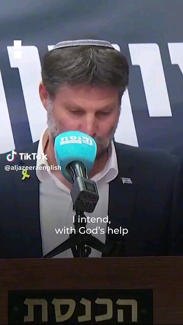 Israeli 🇮🇱 Finance Minister Bezalel Smotrich wants 2 Annex da West Bank ⏬Read description