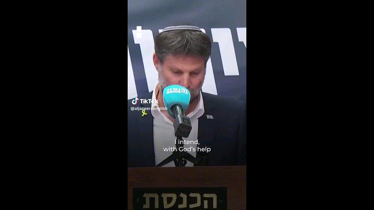 Israeli 🇮🇱 Finance Minister Bezalel Smotrich wants 2 Annex da West Bank ⏬Read description