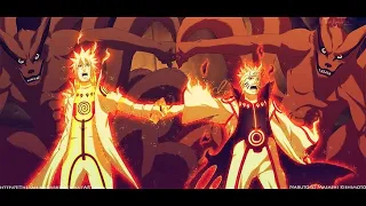 Ten Tails Jinchuuriki VS Minato & Naruto AMV - The End is Near