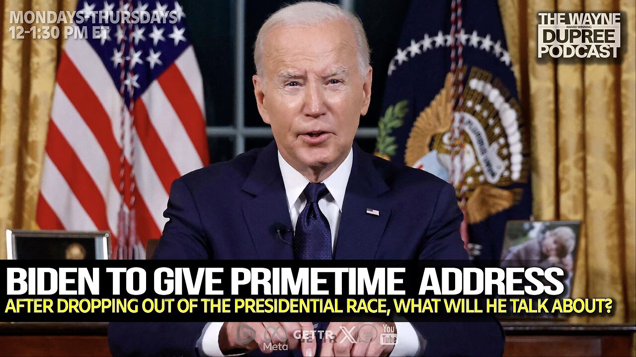 E1932: Biden Expected To Address Nation On Why He Left Presidential Race 7/24/24