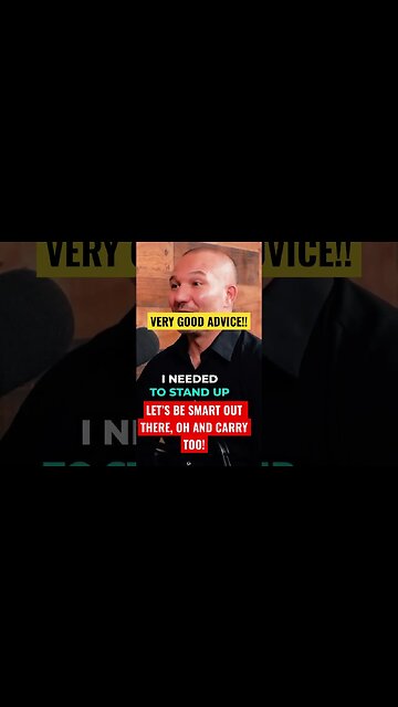 THE BEST ADVICE! #shorts #safety #violence #gun