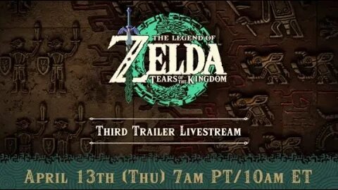 Legend of Zelda Tears of the kingdom live reaction, final trailer.