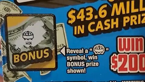 WINNING Scratch Off Ticket Bluegrass Blowout Kentucky Lottery!