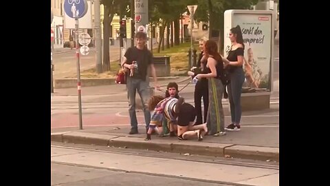 The video shows what quad bikes look like in Europe.