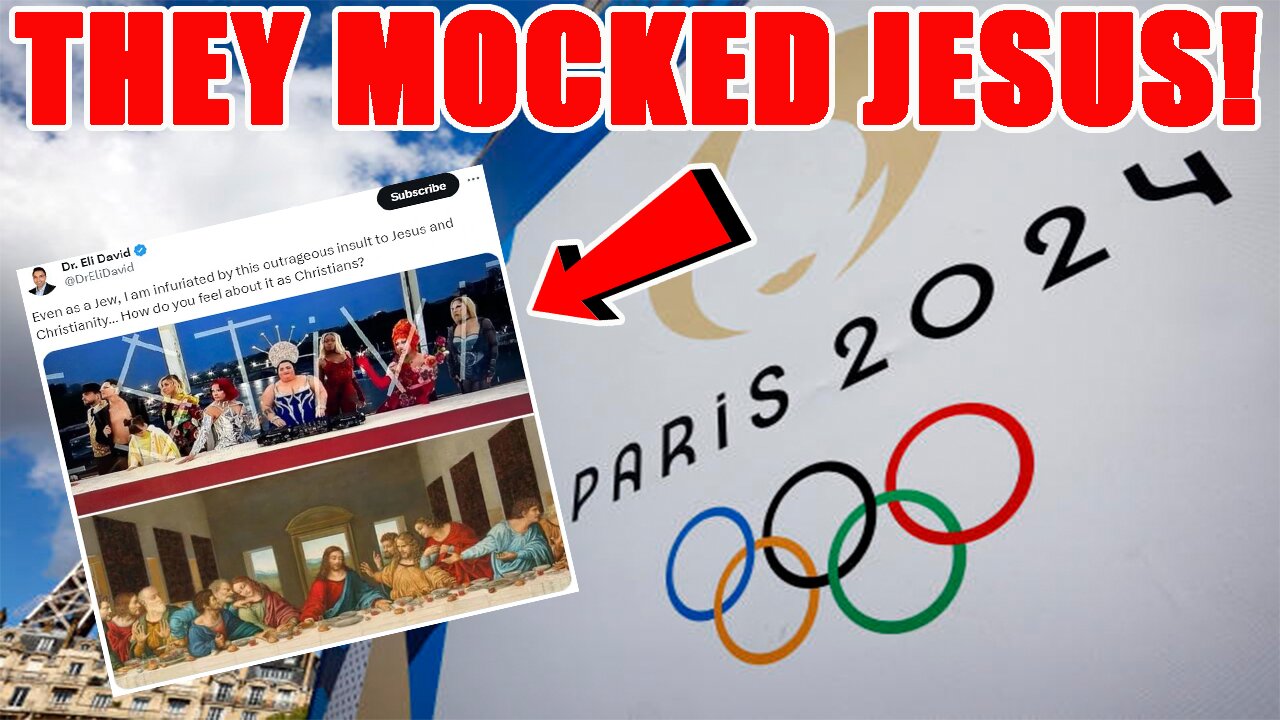 WOKE Olympics DESTROYED for GAY THREESOME and INSULTING Jesus with a Last Supper Drag Queen MOCKERY!