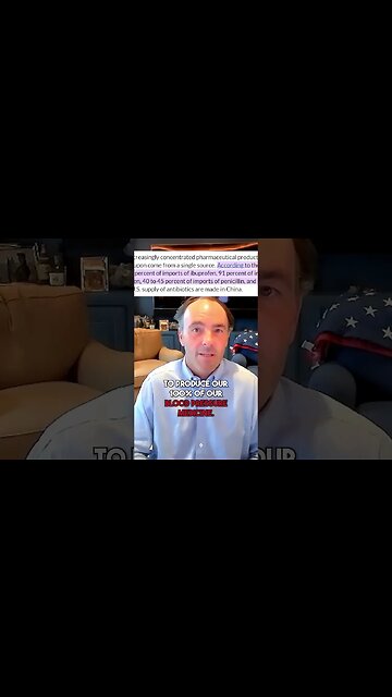 You Will Not Believe How Much Of Our Medicine Is Produced in China