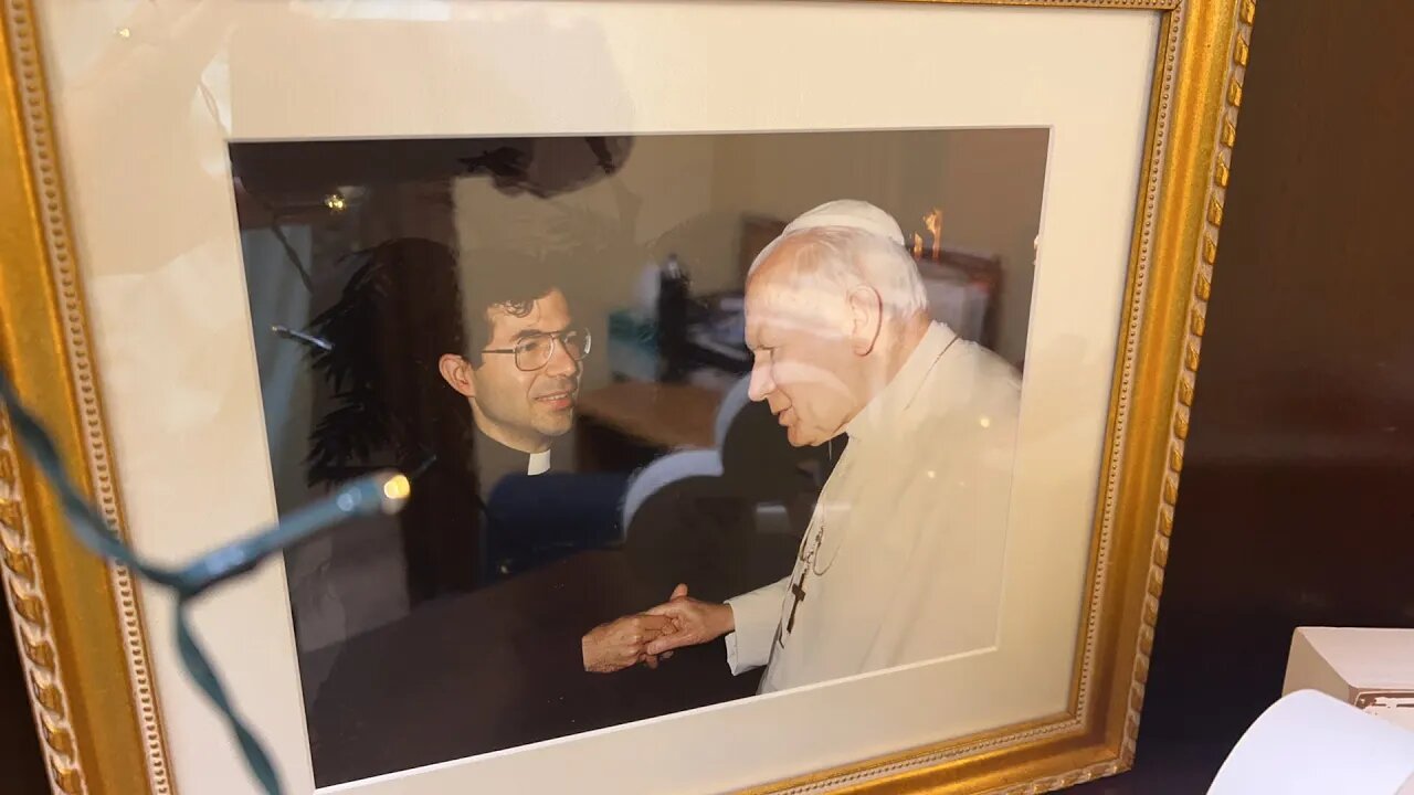 Praying the rosary and divine mercy chaplet for father Frank Pavone