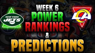 Week 6 NFL Power Rankings & Predictions