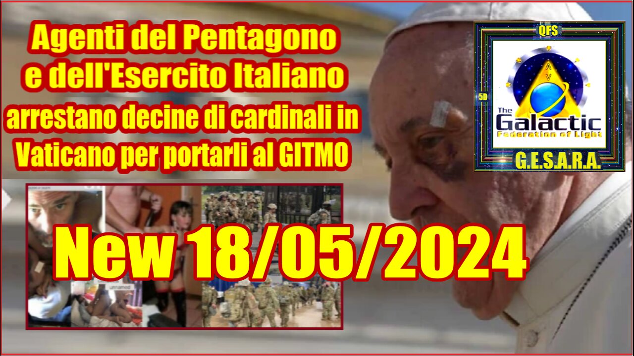 ESERCITO ITALIANO ARRESTA DECINE DI CARDINALI IN VATICANO - GITMO