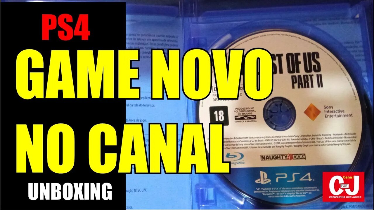 Jogo novo no canal! Confira!