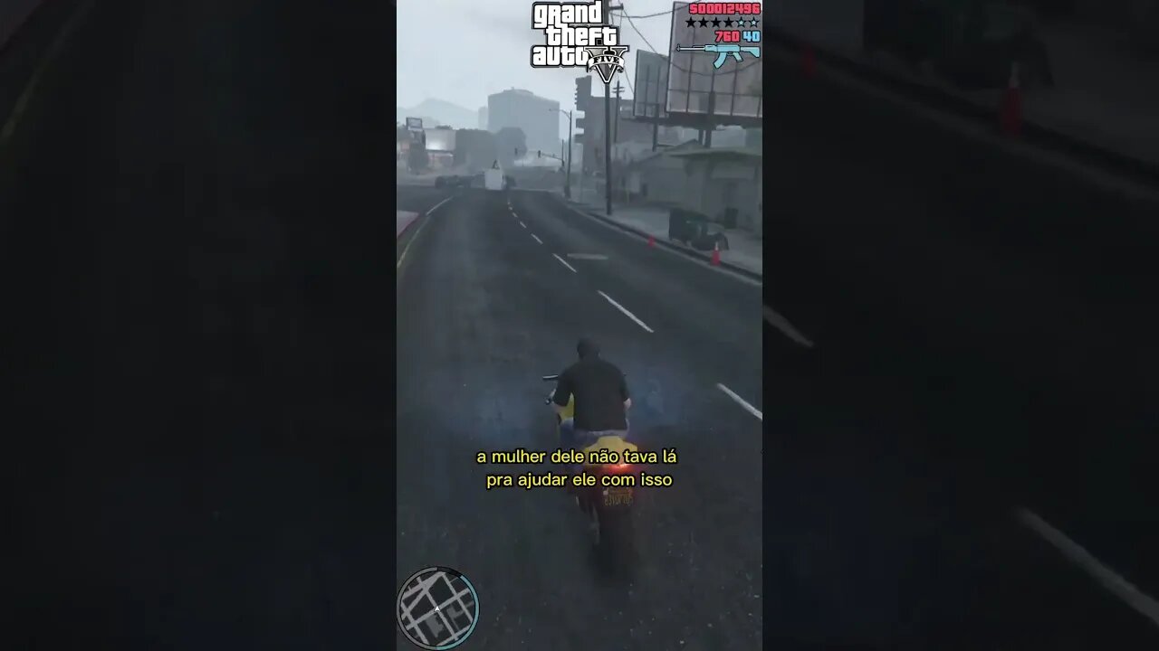 Uma msg errada salvou uma vida | GTA V #shorts