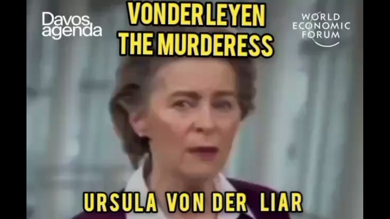 The Murderess Ursula Von Der Leyen OS FRAUDADORES DE ELEIÇÕES: ATLANTIC COUNCIL & CIA.