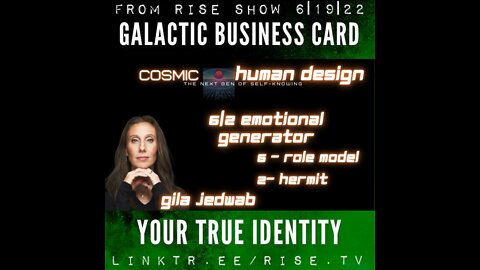 RISE 6|19|22 POWERFUL CLIP GALACTIC BUSINESS CARD