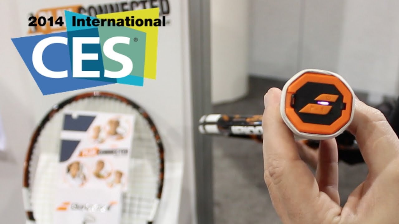 Babolat Play Pure Drive, A Connected Tennis Racket CES 2014