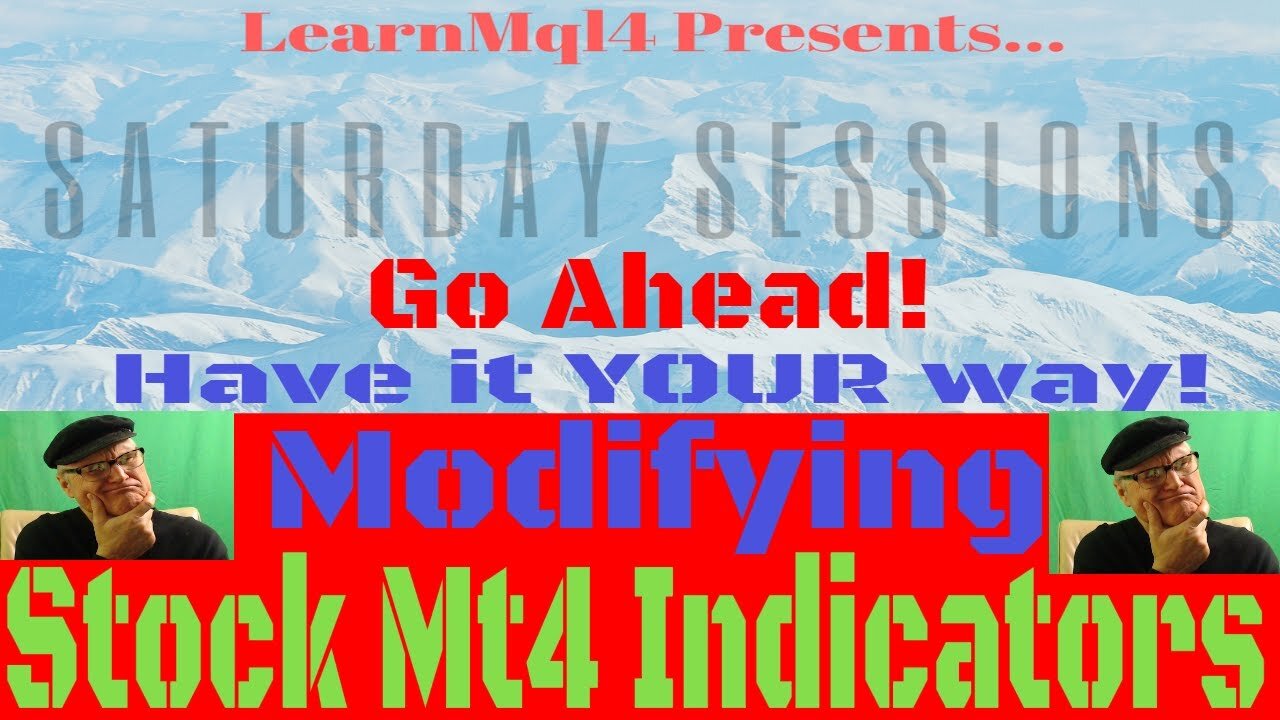 How to Modify Your Stock MT4 Indicators to look the way YOU want.