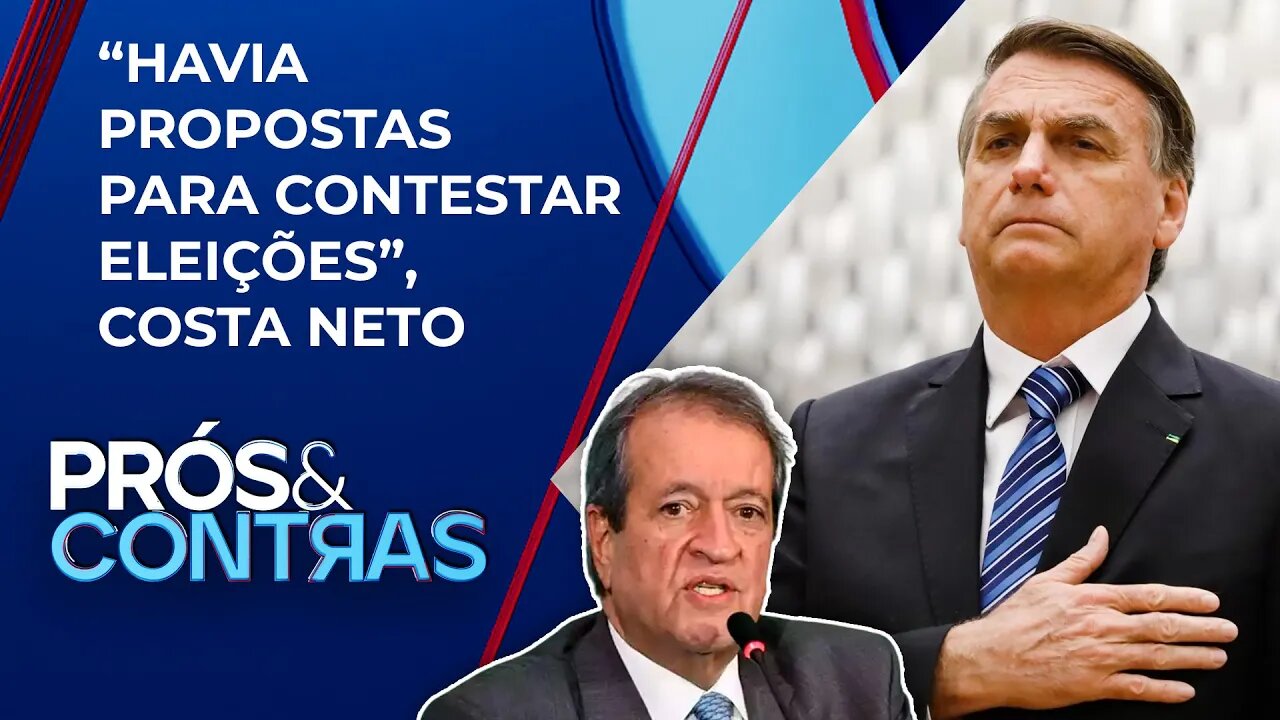 Presidente do PL sobre minutas: “Bolsonaro não levou medida adiante” | PRÓS E CONTRAS