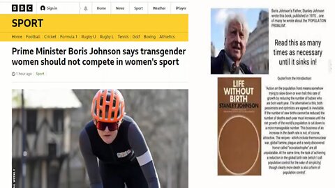 Boris Johnson recognizes a biological male.