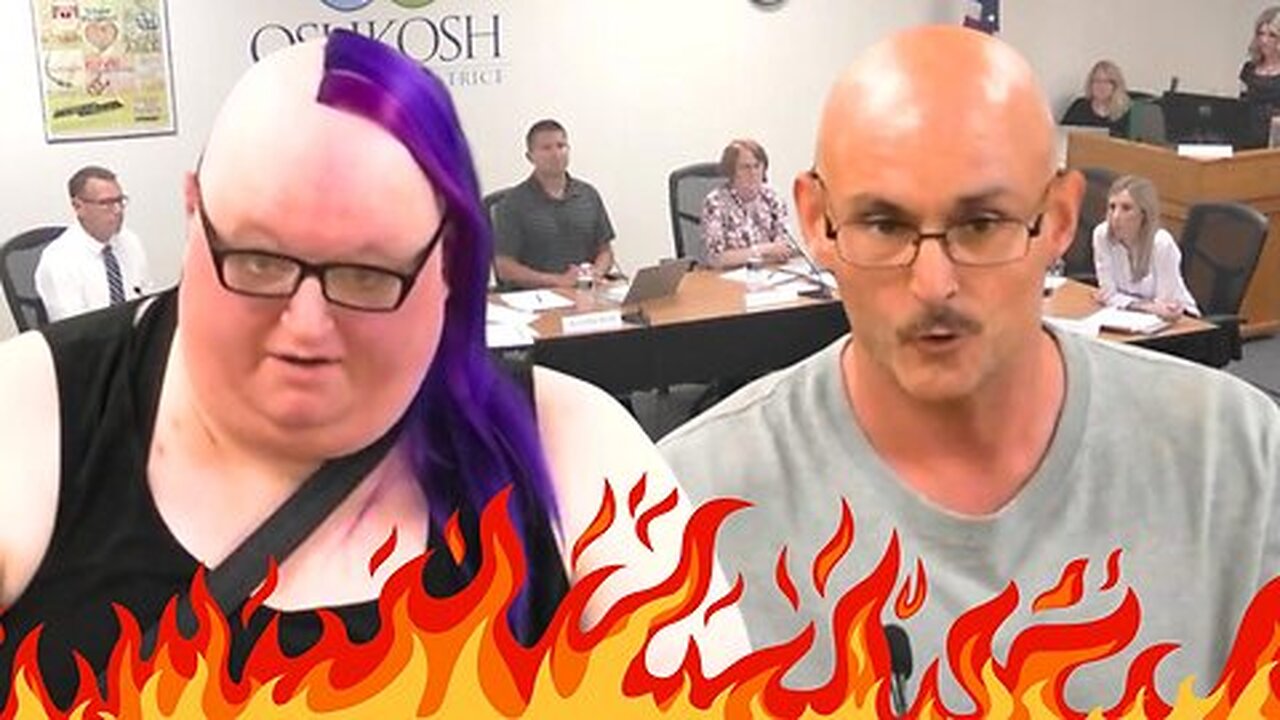 Purple-Haired Transgender Person VS Man Who’s Had Enough!