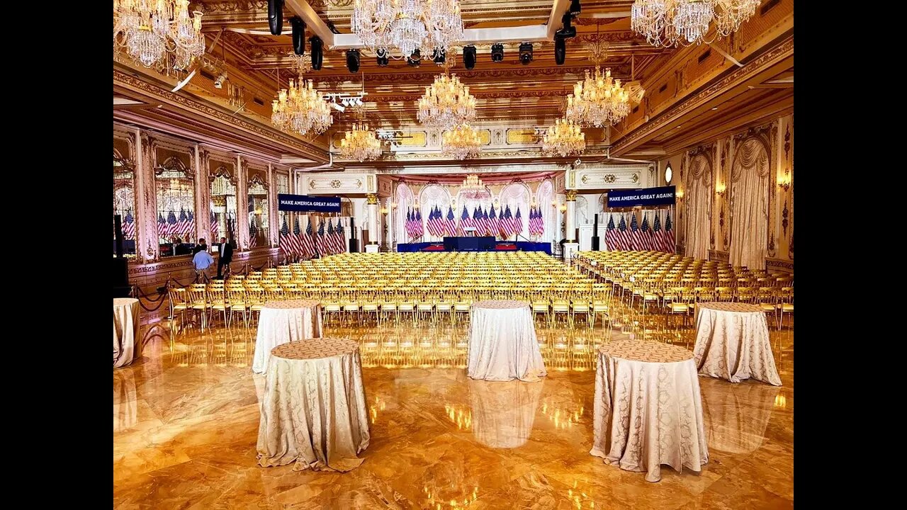 A LOOK INSIDE MAR-A-LAGO on the historic announcement night 11-16-22 Legacy PAC ,Veterans For Trump