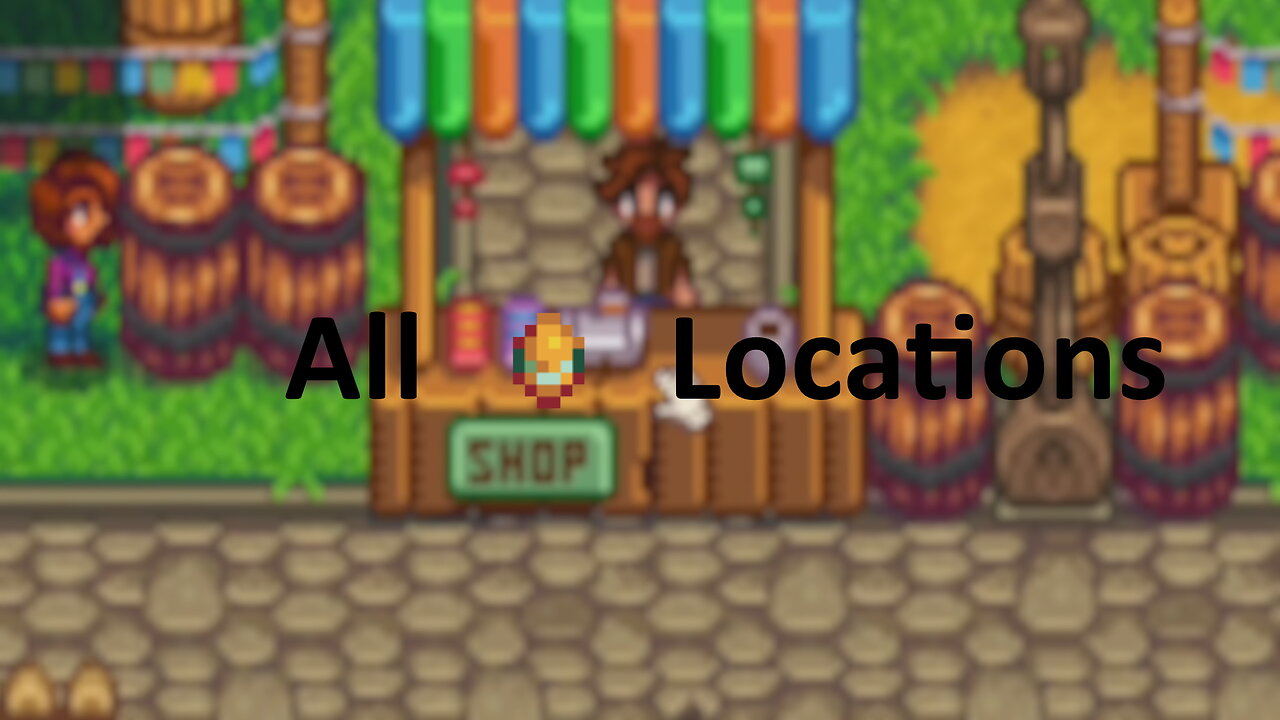 All Egg Locations Guide | Egg Hunt Minigame - Stardew Valley