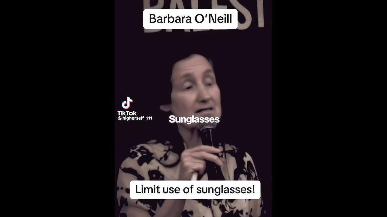 Limit use of sunglasses