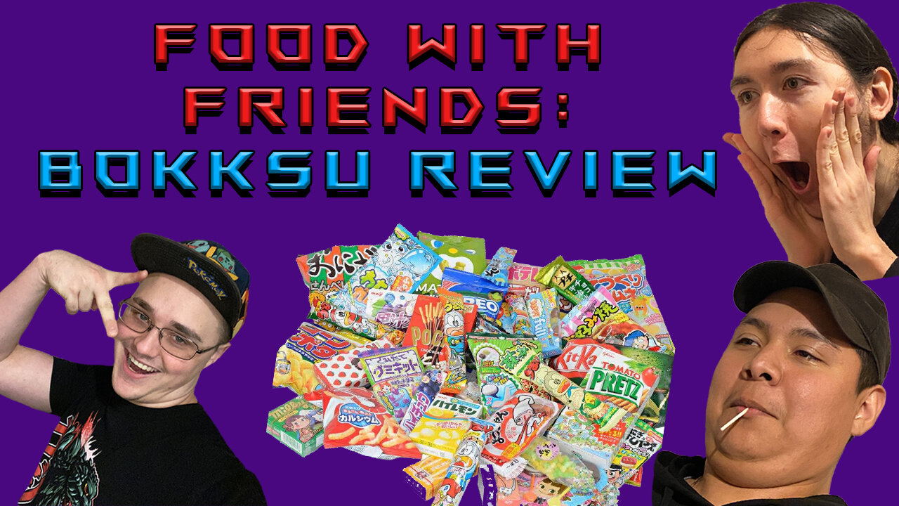 Food With Friends: Random Japanese Snacks and Bokksu Review | feat. AvgUSGamer & Deathbokken