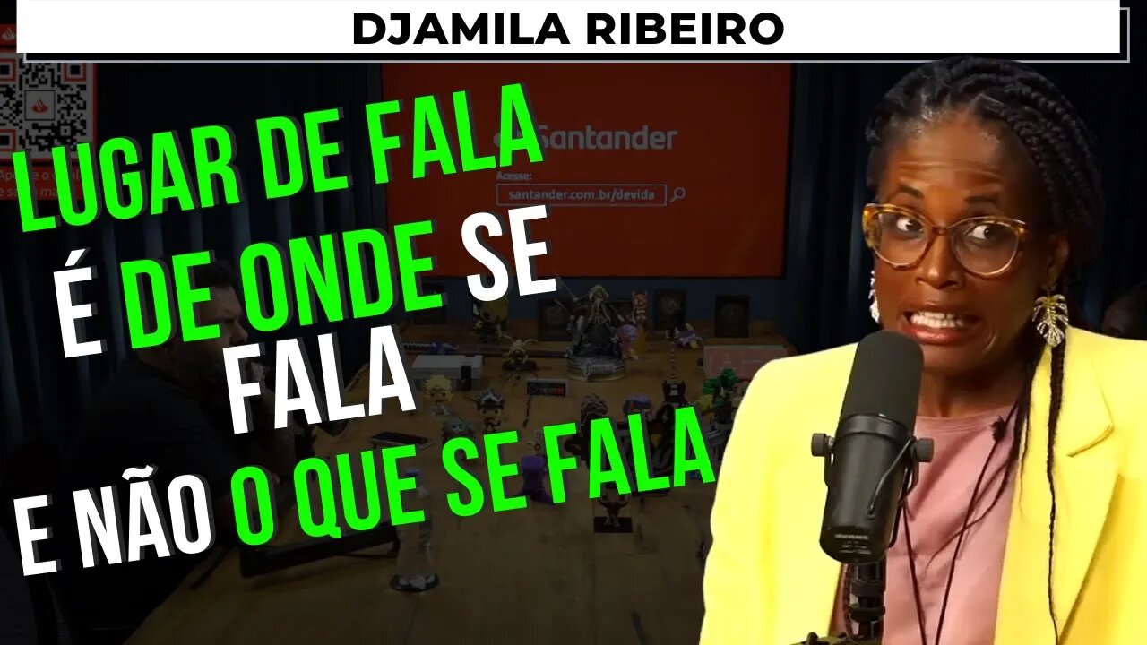 O QUE É E QUEM TEM LUGAR DE FALA? DJAMILA RIBEIRO – Flow Podcast