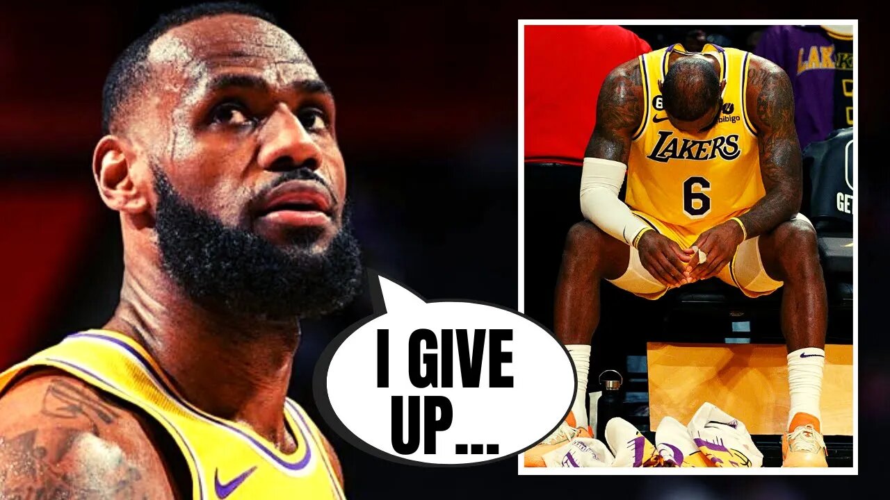 LeBron James Looks DEFEATED After Another PATHETIC Loss For The Lakers