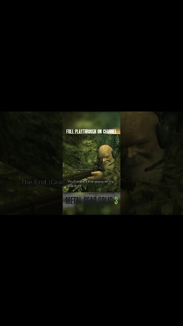 THE END | Metal Gear Solid 3: Snake Eater #metalgearsolid3 #mgs3 #metalgear #snakeeater