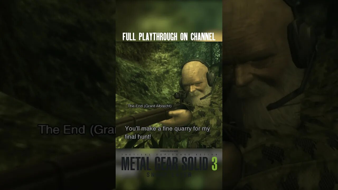 THE END | Metal Gear Solid 3: Snake Eater #metalgearsolid3 #mgs3 #metalgear #snakeeater