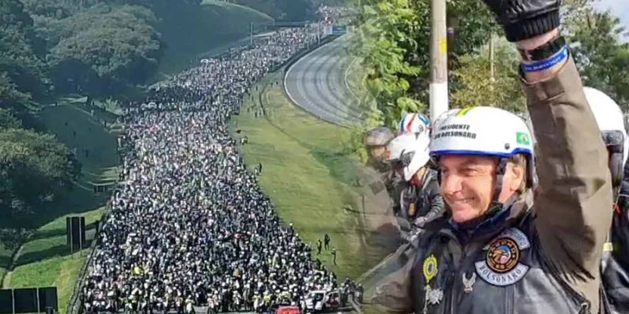 Bikers Rally In Southern Brazil In Support Of President Bolsonaro