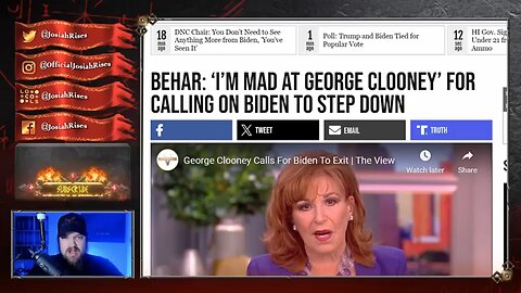 Joy Behar LOSES IT After George Clooney BETRAYS Joe Biden - Hollywood Goes CRAZY!