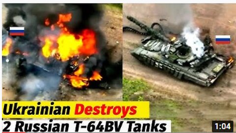 Ukrainian 57th Infantry Brigade Destroys Two Russian T-64BV Tanks in Luhansk Region