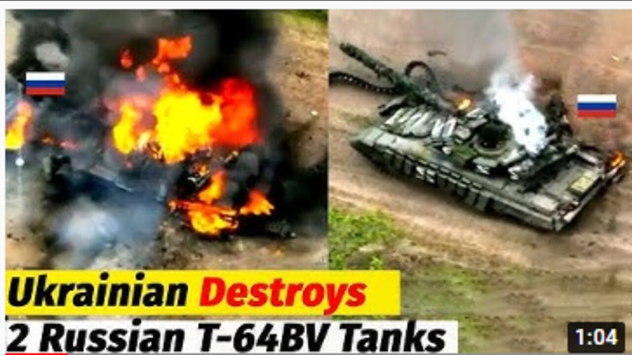 Ukrainian 57th Infantry Brigade Destroys Two Russian T-64BV Tanks in Luhansk Region