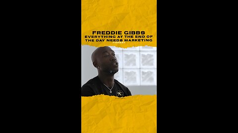 @freddiegibbs Everything at the end of the day needs marketing