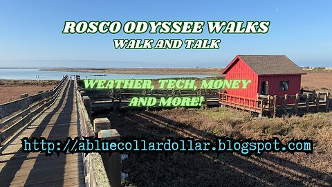 ROSCO ODYSSEE WALKS- WALK AND TALK. TODAY ROSCO ODYSSEE TALKS ABOUT FOOD, TECH, AND MONEY.