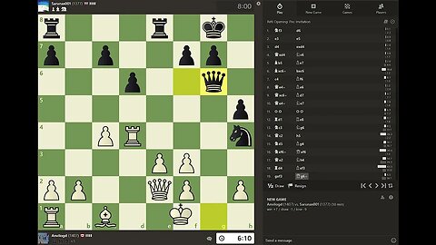 Daily Chess play - 1381 - Mated in 9 moves in Game 3