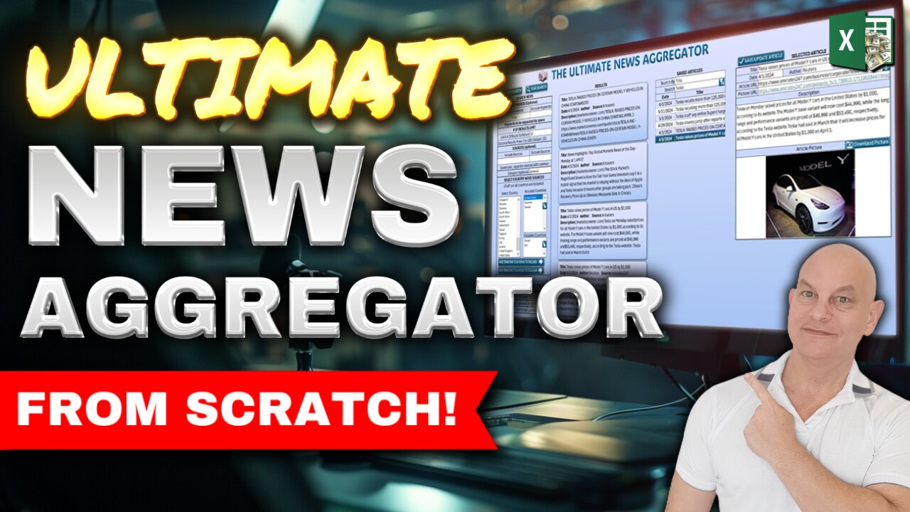 How To Turn Excel Into The Ultimate News Aggregator From Scratch + FREE DOWNLOAD