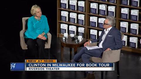 Hillary Clinton praises Democrat victories during book tour