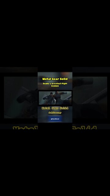 Metal Gear Solid : Solid Snake’s Greatest Fight Scenes #kaosnova #metalgearsolid #alitasequel