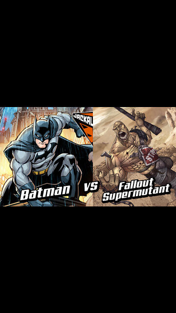 BATMAN Vs. FALLOUT SUPERMUTANT - Comic Book Battles: Who Would Win In A Fight?