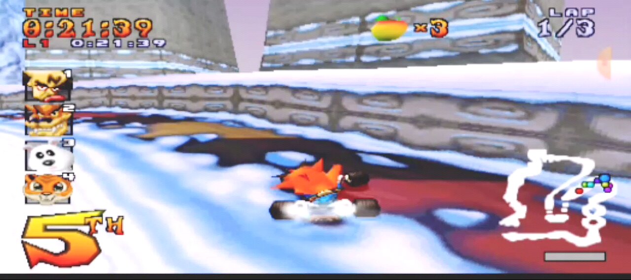 Crash Racing no Android (Duckstation) - Parte 4