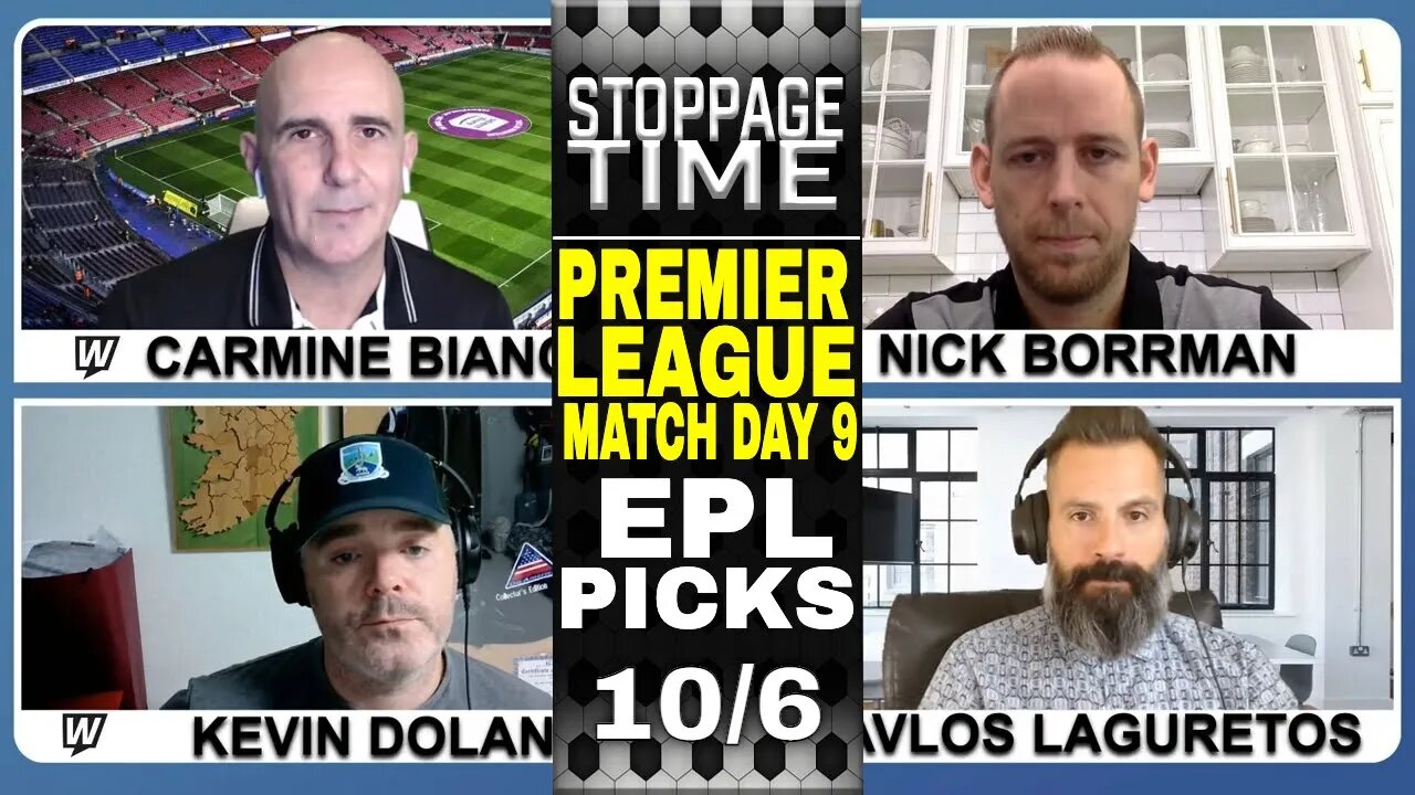 ⚽ Premier League Match Day 9 Betting Preview | EPL Picks and Predictions | Stoppage Time | Oct 6