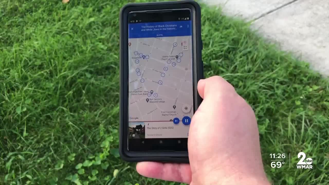 Kids create app to help learn historical significance of Baltimore area
