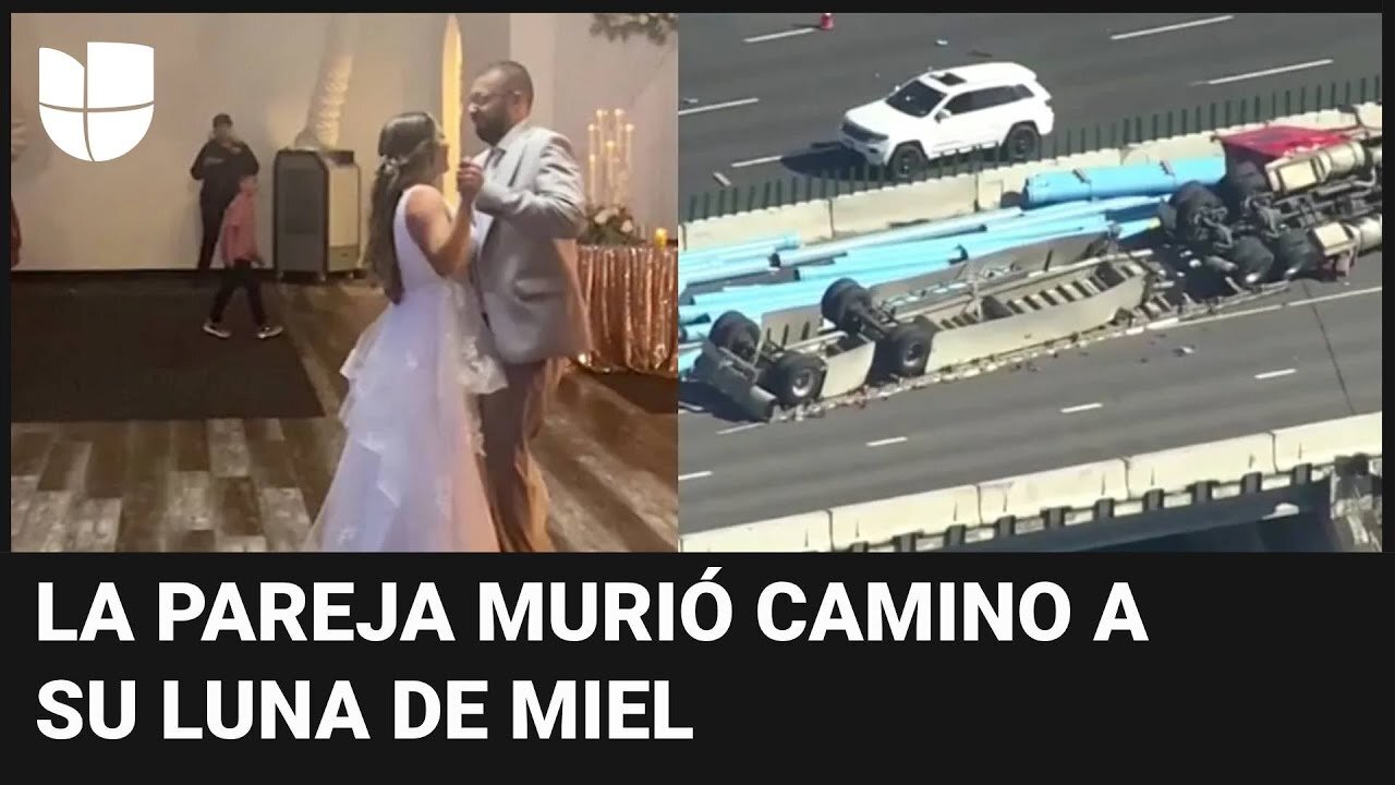 Hispanos recién casados mueren en un accidente cuando iban a su luna de miel