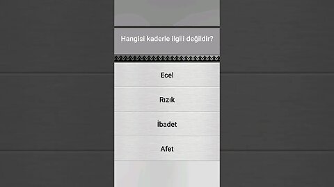 #yarışma #bilgi İSLÂMÎ BİLGİ YARIŞMASI
