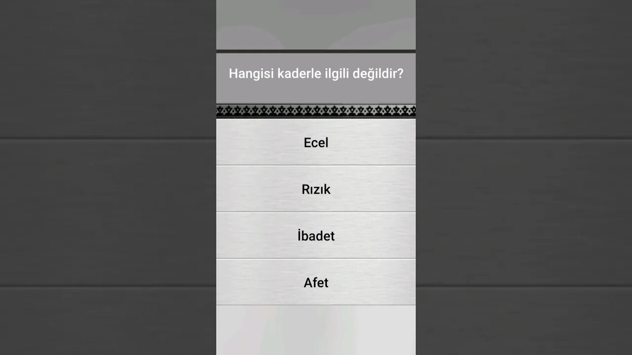 #yarışma #bilgi İSLÂMÎ BİLGİ YARIŞMASI