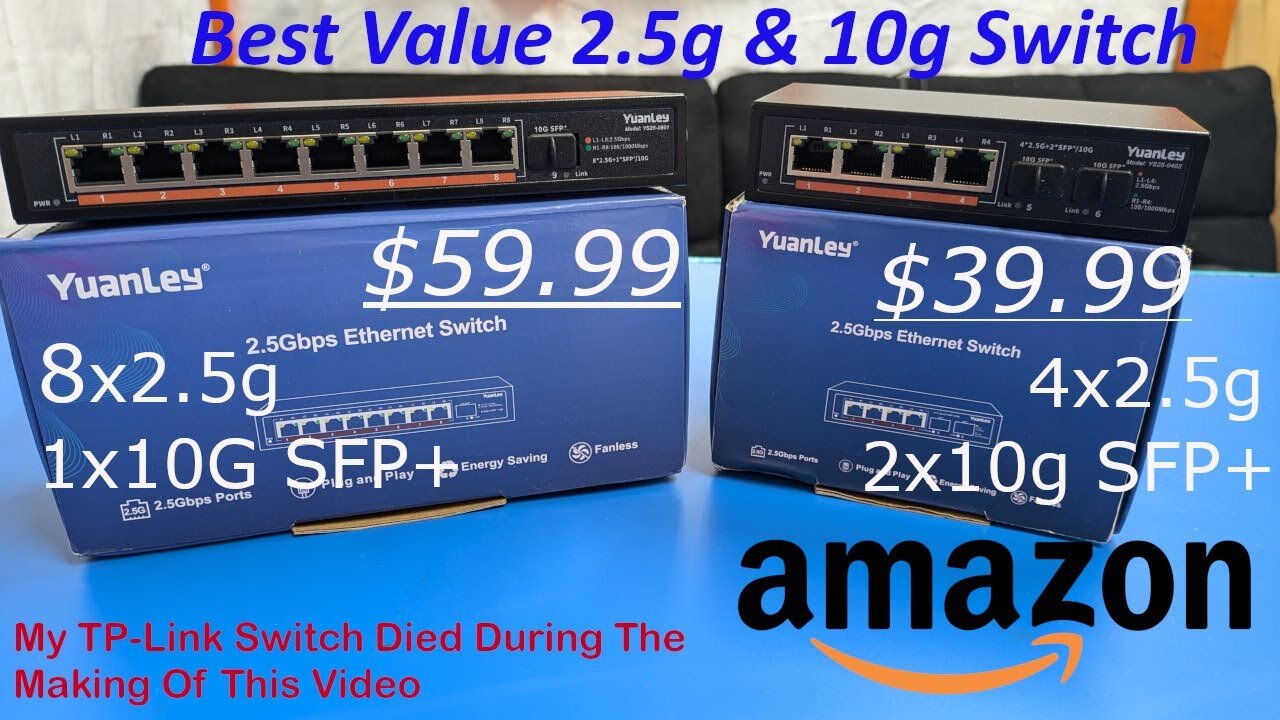 YuanLey Budget Unmanaged Switches. Better than expected. Initial overview, specs, and my thoughts.