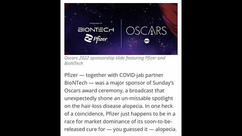 ALOPECIA OCSCARS STORY: PFIZER ABOUT TO RELEASE NEW DRUG FOR IT