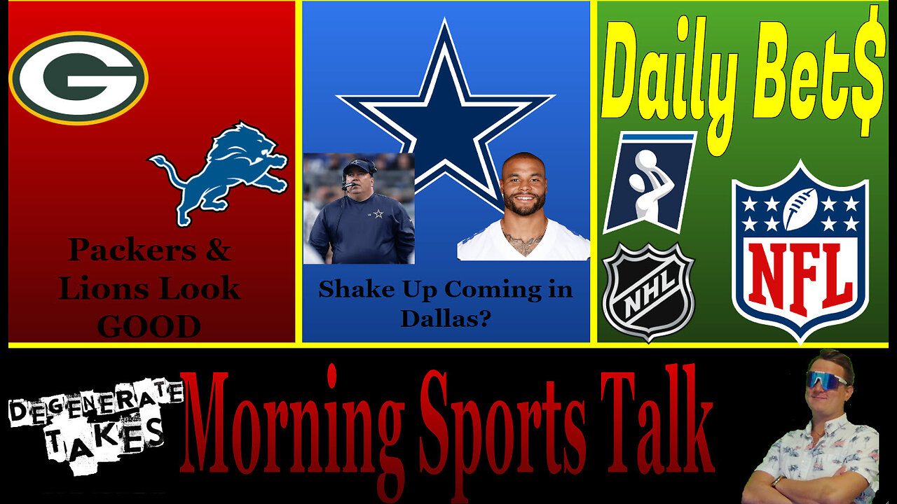 Morning Sports Talk: Lions vs. Packers in Divisional Round, McCarthy & Prescott's Hot Seat